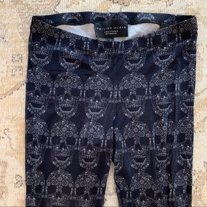 Philipp Plein skull leggings size S